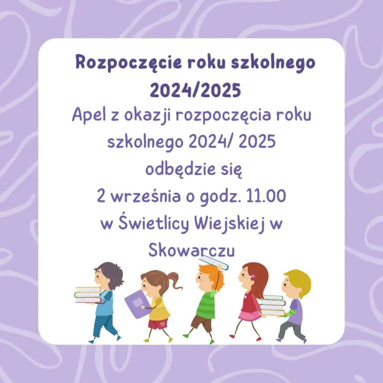 Rozpoczęcie roku szkolnego 2024/2025